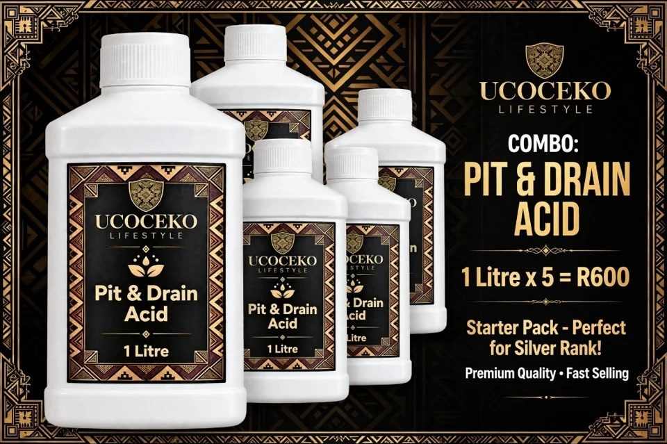 Pit & Drain Acid combo: 5 × 1 L for R600